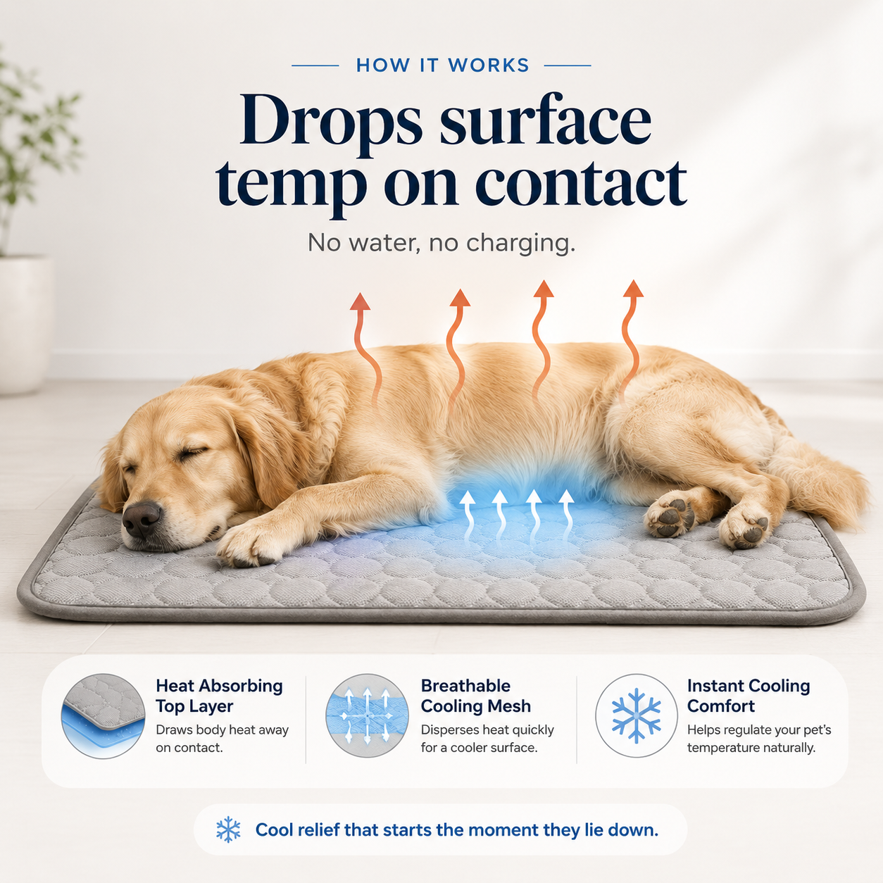PupShield™ Ice-Silk Cooling Mat
